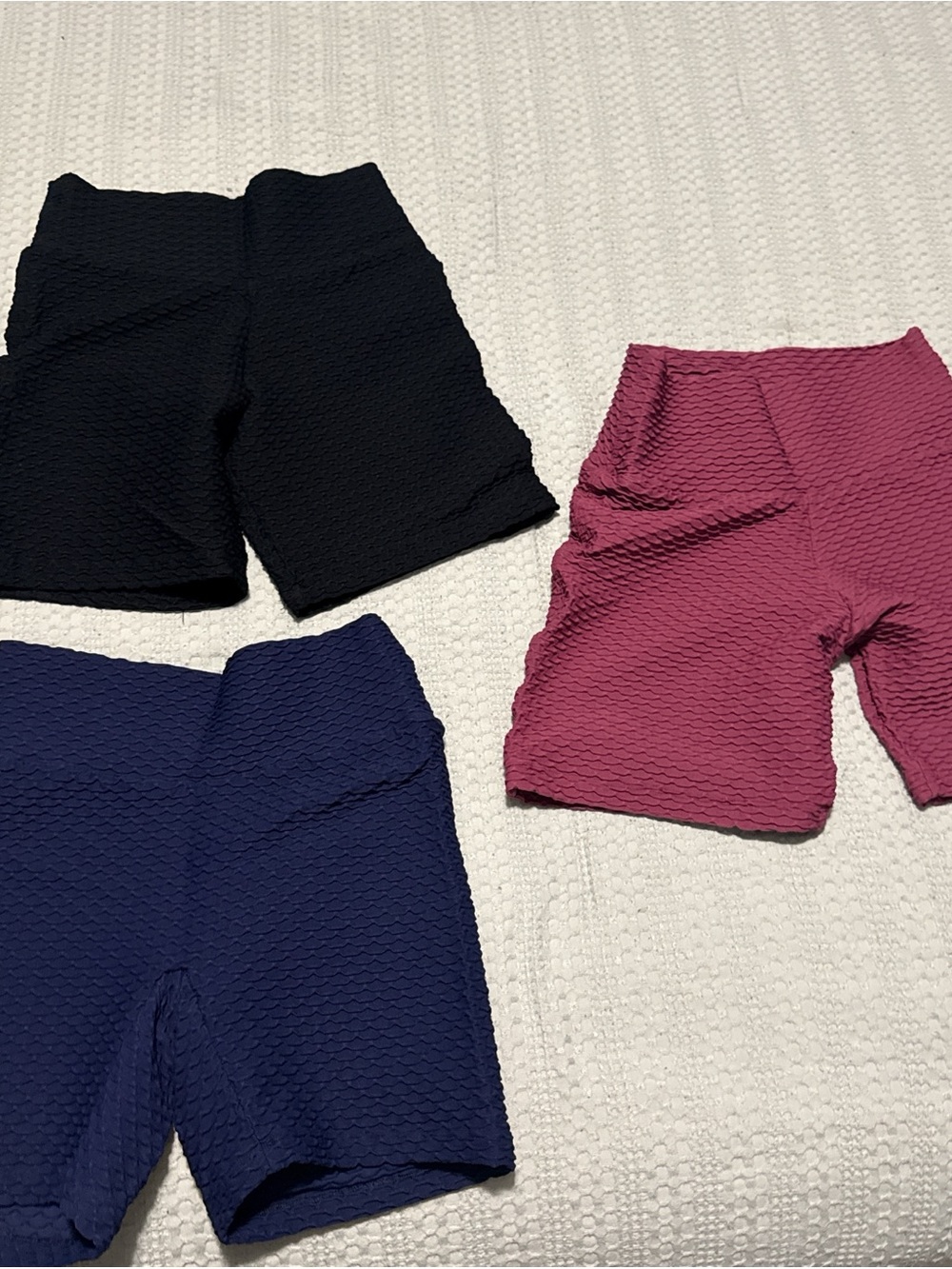 Booty by Brabants Black, Navy and Burgundy Athletic Shorts Set